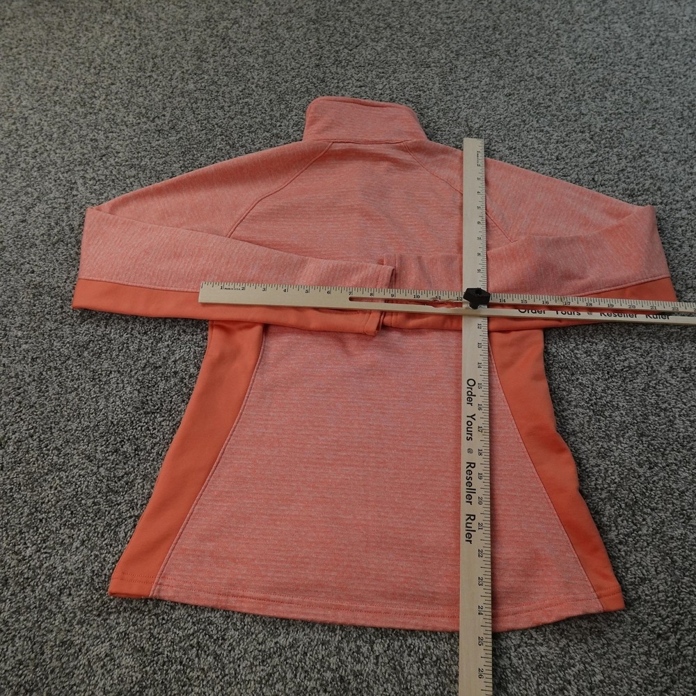 Columbia‎ Pullover Womens XS Orange Fleece 1/4 Zip Mock Neck Lightweight Hiking - Picture 6 of 10